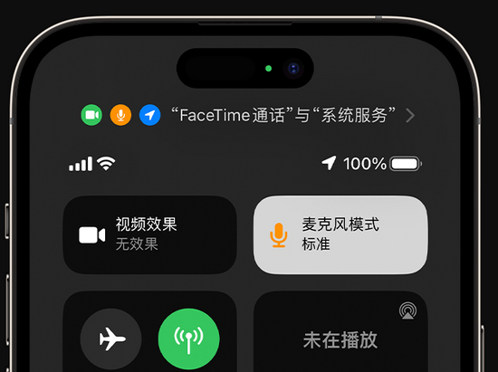 新民苹果授权维修网点分享iPhone在通话时让你的声音更清晰 