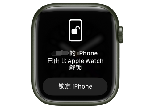 新民苹果手机维修分享用 AppleWatch 解锁配备面容 ID 的 iPhone方法 